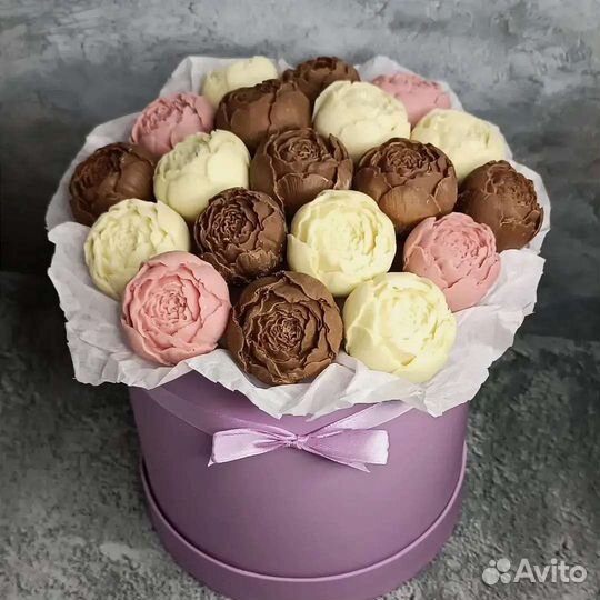 Авторские букеты из бельгийского шоколада