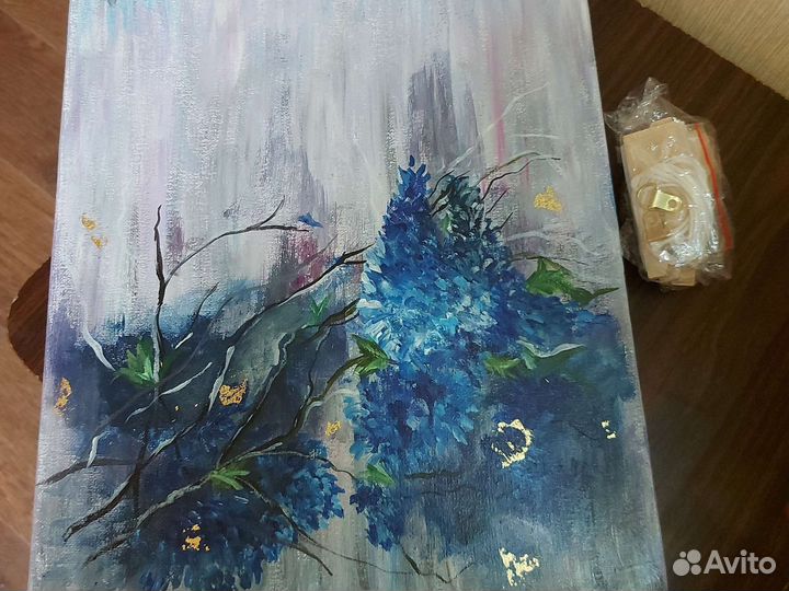 Картина для интерьера на холсте цветы