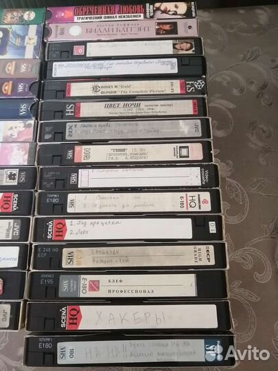 Видеокассеты VHS. Разные