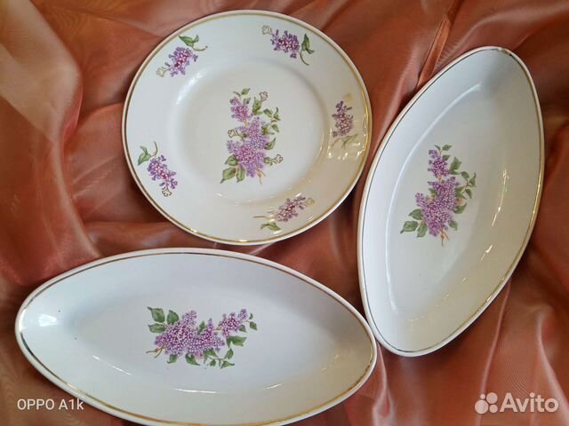 Тарелка и селедочница