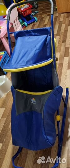 Детские санки коляска бу