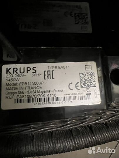 Кофемашина зерновая Krups EA81*