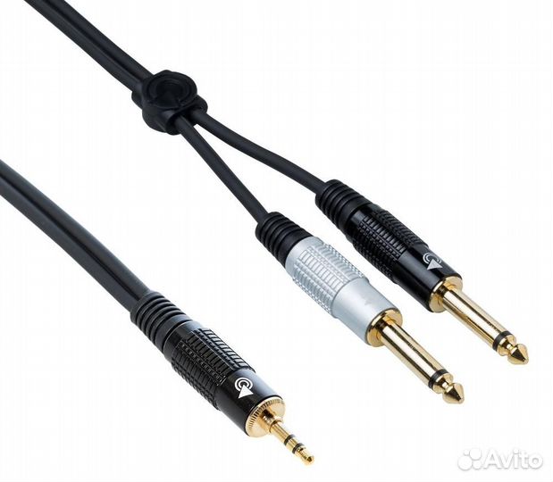 Кабель miniJack-2Jack Bespeco eaymsj300 3 m