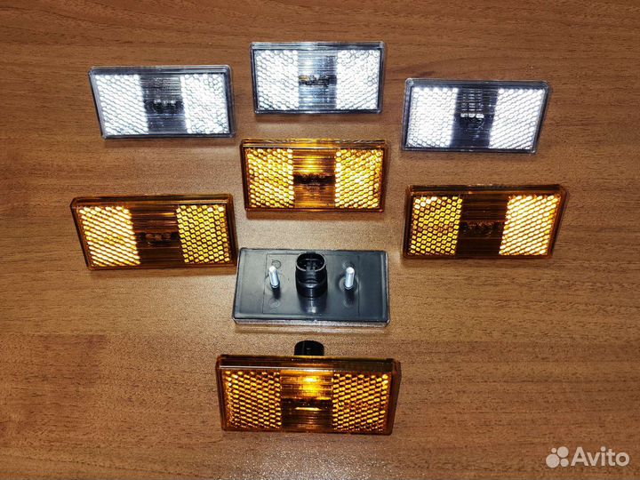 Фонарь габаритный 50.3731-008 желтый 12/24в 16шт