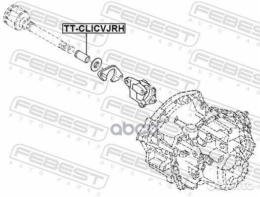 Втулка внутреннего ШРУСа renault logan 2005-2013