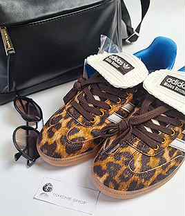 Adidas samba wales bonner leopard