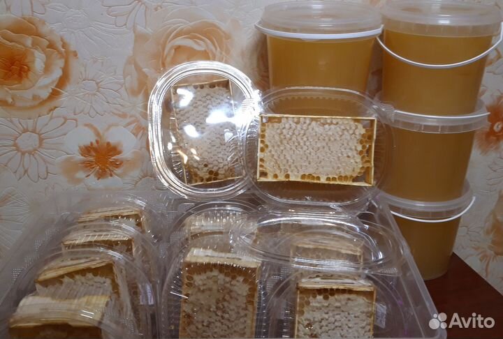 Мёд, медовые соты, маточное молочко, прополис