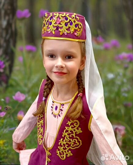 Татарский национальный костюм для девочки