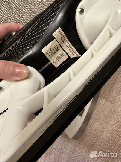 Хоккейные коньки bauer 45,5 р-р