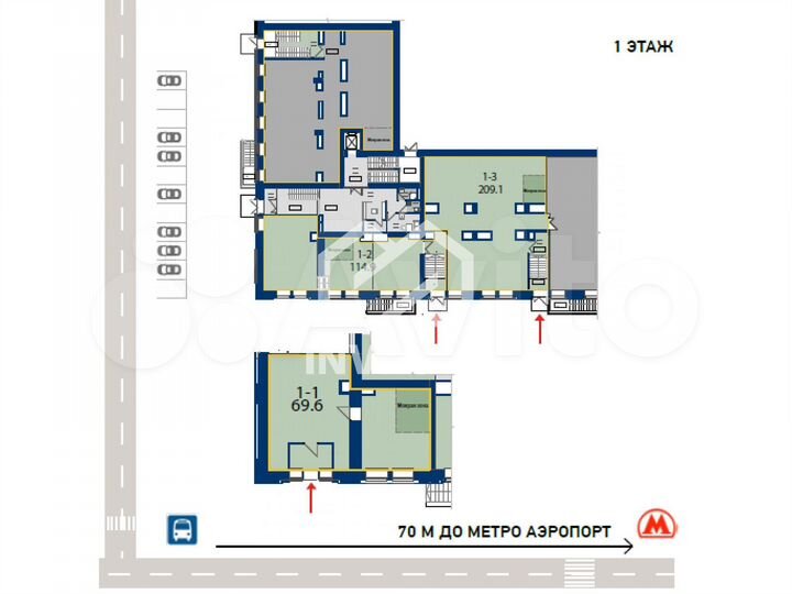 Продажа торговой площади