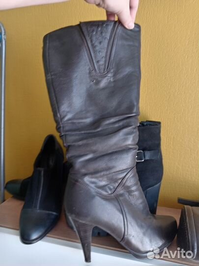 Ботильоны натуральная кожа, 38 размер