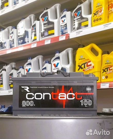 Аккумулятор Contact 100 Ah, 800 A