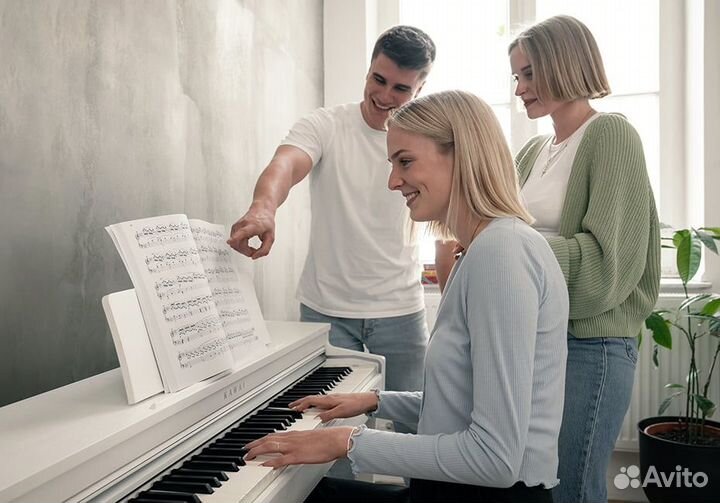 Цифровое Пианино Kawai CN201W Новое (с Банкеткой)