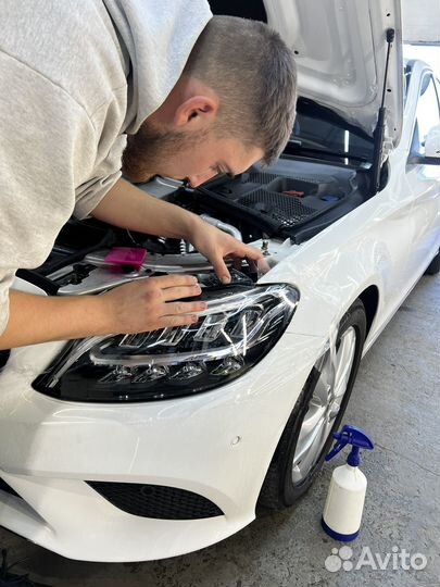 Полировка и бронирование фар