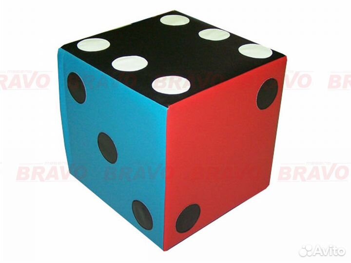 Большой кубик игральные кости мягкий