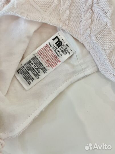 Шапка для девочки новая 6-12 мес