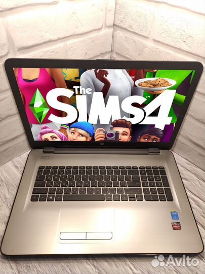 Мощный Hр с IPS матрицей/17 Дюймов/SSD/видео 2GB