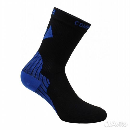 Носки компрессионные sixs active Black/Blue, L, Артикул: acsoiii-neaz