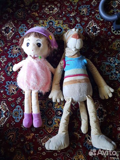 Кукла большая мягкая, игрушка-подушка
