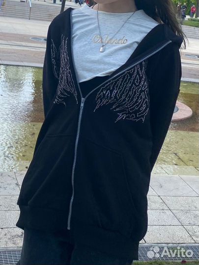 Кофта на молнии