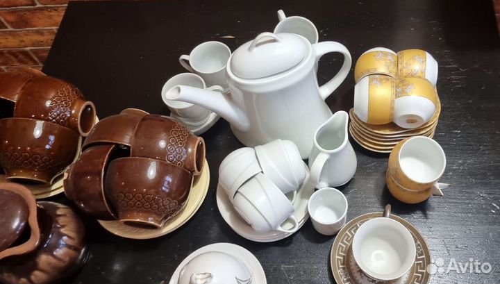 Набор столовой посуды много СССР