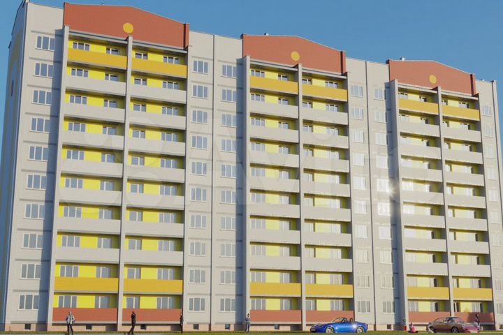 2-к. квартира, 66,6 м², 9/10 эт.