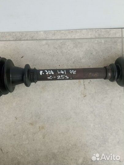 Полуось передняя левая (приводной вал, шрус) Peuge