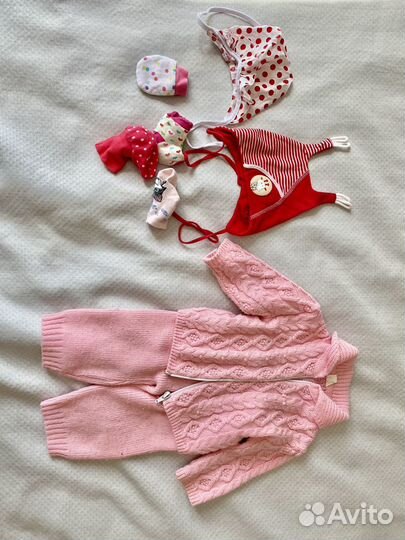 Детские вещи пакетом 50-68 на девочку