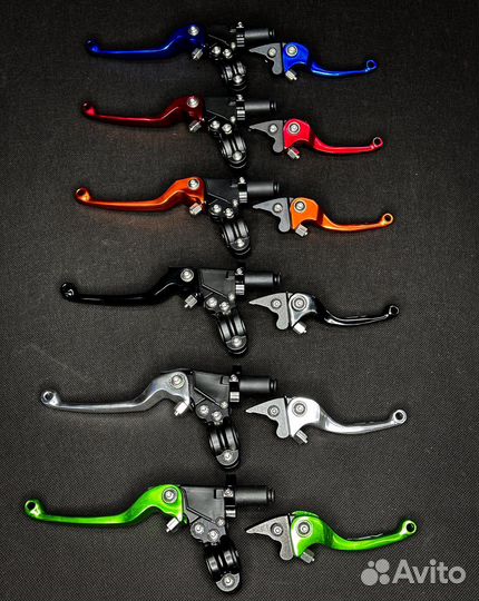 Комплект рычагов ASV на мотоцикл алюминиевые