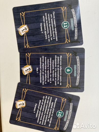 Настольная игра детектив