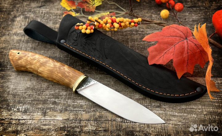 Нож охотничий из кованой стали х12мф