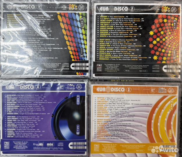 Cd диски с музыкой Italo Euro Disco
