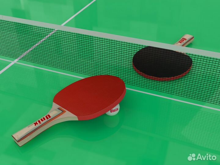 Всепогодный теннисный стол unix line outdoor green