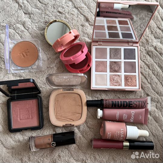 Румяна, бронзеры, тон, праймер