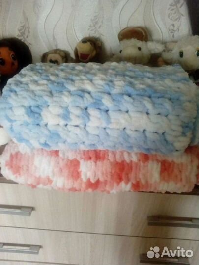 Детские плюшевые пледики