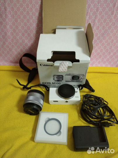 Canon M100 kit 15-45 STM