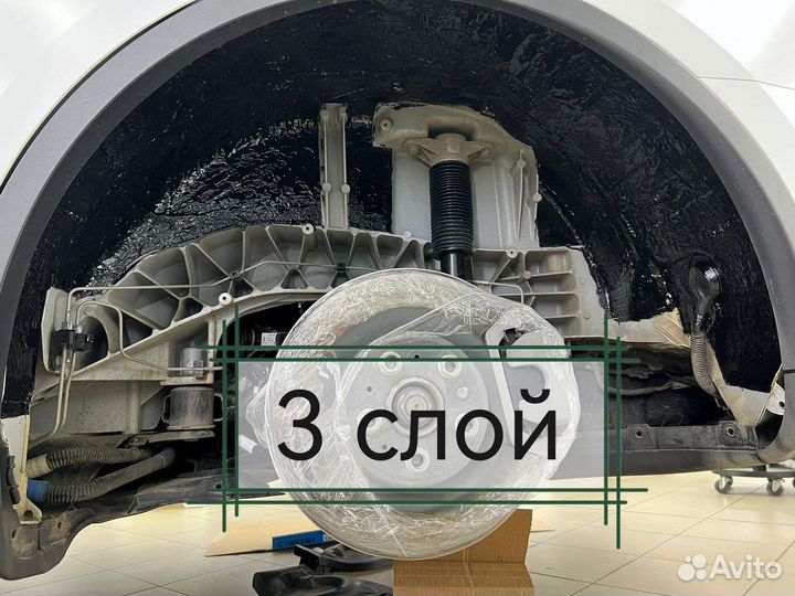 Шумоизоляция колесных арок (локер, подкрылок)