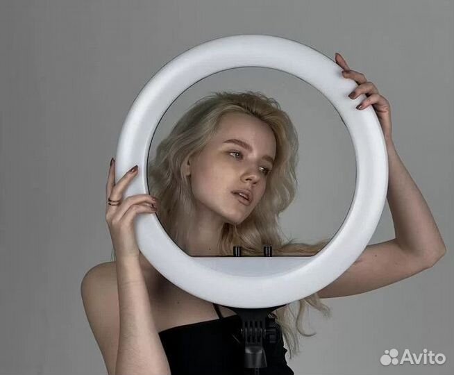 Кольцевая лампа 45 см RL-18 + штатив