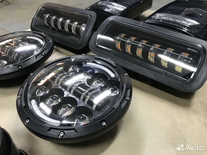 Led фары на ниву