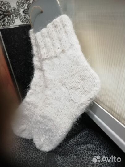 Шерстяные мужские носки, ручной работы