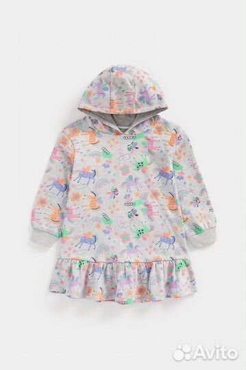 Платье с начесом Mothercare для девочки, 116 см (6 лет)