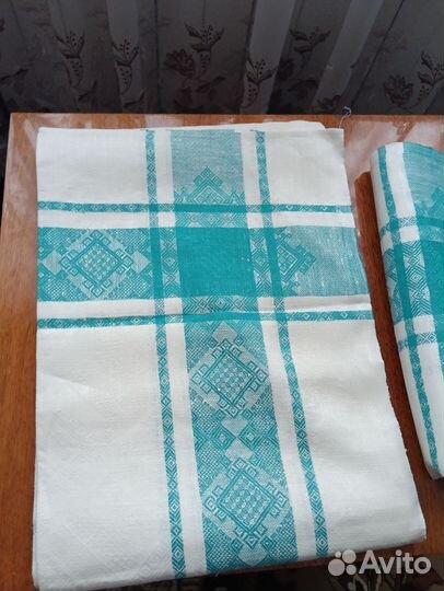 Скатерти лен СССР 4шт