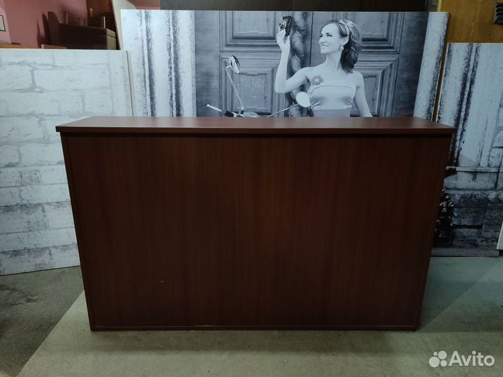 Стойка ресепшен прямая Камбио 185х80х115 бу 01-064