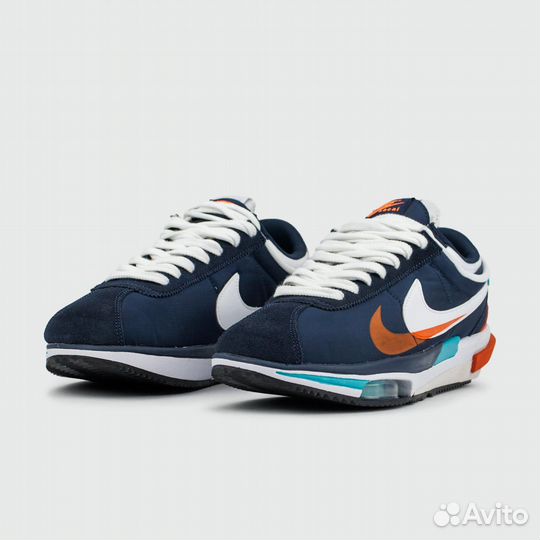 Кроссовки Nike Cortez 4.0 x Sacai Blue