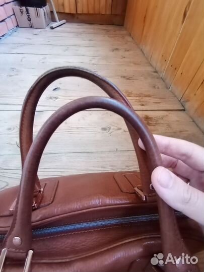 Сумка longchamp кожа