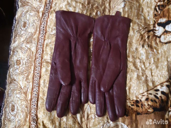 Перчатки женские, зимние, натуральная кожа