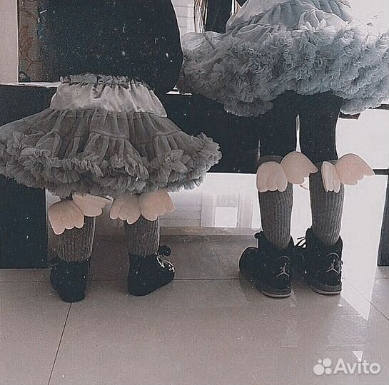 Гольфы с крылышками 1-3 года (новые)