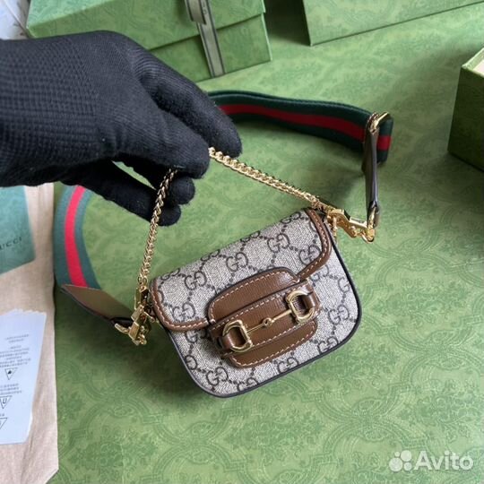 Сумка Gucci Horsebit 1955 Micro