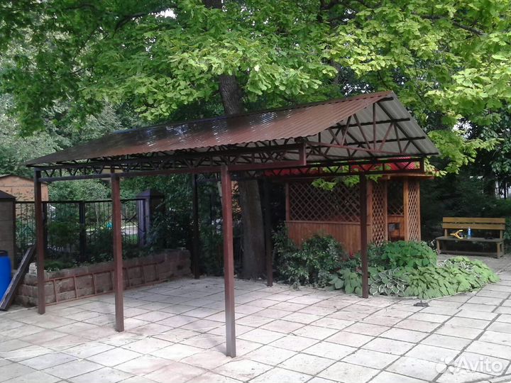 Навесы из поликарбоната под ключ