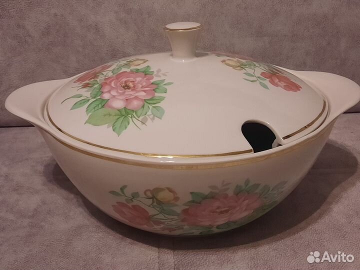 Супницы с крышкой фарфор